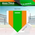 thumbnail image 3 of Adoreal Baseball & Softball Home Plate,17" Colored Blended Non-Slip Rubber Mat for Pitching & Hitting Practice,Portable Indoor Outdoor Pitchers Plate with Carry Bag（2 Pack）, 3 of 8