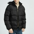 thumbnail image 6 of Awdenio Mens Shirts Plus Size, Men's Puffer Jacket Stand Collar Zip Up Quilted Lightweight Down Coat Winter with Pockets, 6 of 9