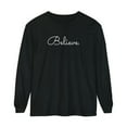 thumbnail image 2 of TSmartArt @ Walmart. Believe Achieve. Long-Sleeve T-Shirt. Women Regular Plus M-3XL, 2 of 4