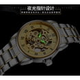 thumbnail image 4 of Men's watch, fully automatic mechanical watch, Korean version, business style, double-sided hollow design, new mechanical men's wristwatch, fashionable watch, 4 of 9
