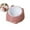 Pink, variant on WNFJR Raised Cat Bowls, Elevated Cat Food Bowl for Indoor Cats, Anti Vomiting & Protect Pet's Spine, Cute Tilted Dish for Flat Faced Cats and Kitten