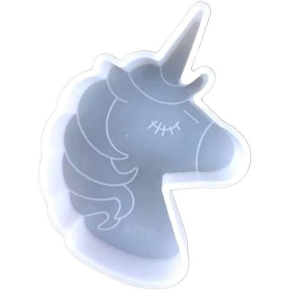 Unicorn Freshie Silicone Mold  Size 4" Wide x 5.5" Long x 1" Deep  Unicorn Mold Horse Magical Girly Freshie, Soap, Resin, Candles Heat Resistant Oven Scented Aroma Beads
