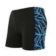 thumbnail image 2 of guisaled Men's Swim Jammers Athletic Quick Dry Square Leg Swimsuit for Men Drag Suits for Swimming Training Racing Swim Trunks, 2 of 8