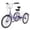Purple, variant on MOONCOOL Adult Tricycles 7 Speed, 20/24/26 inch 3 Wheel Bikes, Three-Wheeled Bicycles Cruise Trike with Shopping Basket for Seniors, Women, Men, Teenager