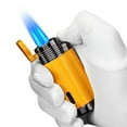 thumbnail image 6 of Titanium Alloy Butane Lighter Refillable Windproof Jet Flame Adjustable Fire Intensity Portable Camping BBQ Torch Tool, 6 of 6