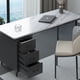 thumbnail image 2 of Table Write Office Desks - Home Bedroom Storage Study Office Desks  - Modern Computer Escritorio Ordenador Work Furniture QF50OD My Lux Decor Round, 2 of 13