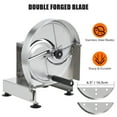 thumbnail image 5 of Commercial Vegetable Slicer Manual Potato Tomato Slicing Machine Onion Slicer Stainless Steel Vegetable Cutter Fruit Slicer for Potato Lemon Tomato Onion, 0.2-10mm Thickness Adjustable, 5 of 8