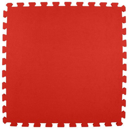Greatmats Foam Kids and Gym Mats Premium 5/8 Inch x 2x2 Ft. Red Case of 15