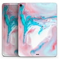 thumbnail image 2 of DesignSkinz Marbleized Teal and Pink V2 Full-Body Skin Decal Wrap Cover for iPad Mini 4 (A1538/A1550), 2 of 4