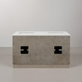 thumbnail image 6 of Water Creation 60" Wood Double Bathroom Vanity in Gray Oak & Gold, 6 of 10