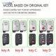 thumbnail image 5 of Funda protectora para llave inteligente de coche, de TPU, con 2, 3 y 4 botones, para Toyota Corolla, Camry, Avalon, Prius, RAV4, Highlander, 4 Runner, Land Cruiser, 5 of 5