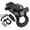BLACK-BLACK, variant on Red & Black 2-Inch Shackle Hitch Receiver with D-Ring and Hitch Pin for Off-Road Vehicle Recovery Towing