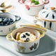 thumbnail image 4 of Matsuzay Juego de cuencos de cerámica auténticos para recetas tradicionales, cuencos de cerámica versátiles para hornear soufflé, seguros Mostrada Fresa, 4 of 6