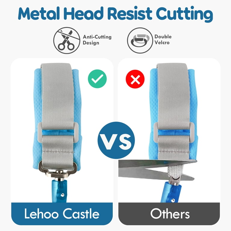 Lehoo Castle Toddler Leash, 4.9ft Induction Lock, Blue photo 5