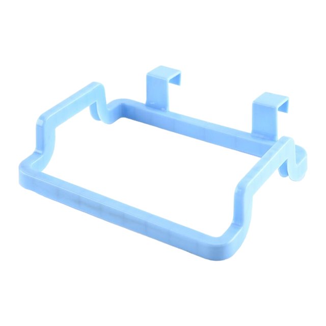 Soporte para bolsa de basura para armario de cocina, bolsa de plástico para cocina, contenedor de basura, estante de almacenamiento para bolsas de bas Azul Baoblaze Estante de basura de cocina