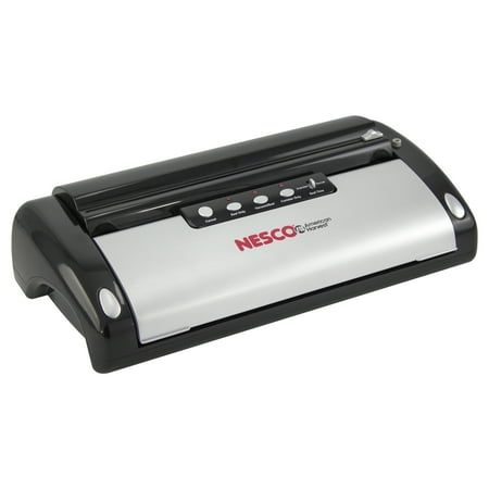 Nesco Deluxe Vacuum Sealer (Black) VS-02 (Best Vacuum Sealer For Liquids)