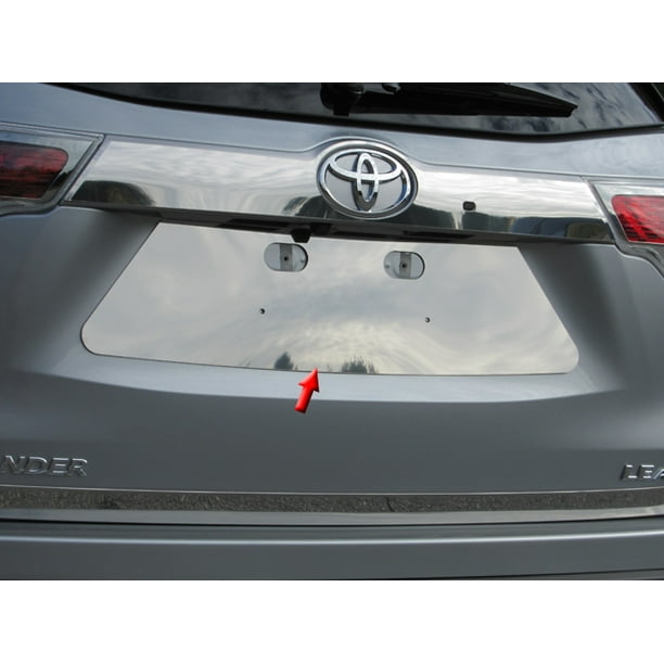 Stainless License Plate Bezel 1Pc Fits 20142019 Toyota Highlander