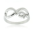 thumbnail image 2 of Tioneer Sterling Silver Classic Iconic Female Infinity Symbol Hope Promise Ring, 2 of 3