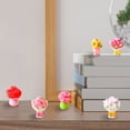 thumbnail image 7 of 15 Pcs Valentine's Day Favors Mini Resin Potted Heart Flower Statues,Small Bouquet Bonsai for Valentine's Day Gifts Desktop Decorations DIY Miniature Landscape Fairy Garden Decor(C), 7 of 7