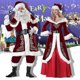 thumbnail image 2 of Santa Claus Costume Father Mother Christmas Suit Men's Ladies Christmas Costume, 2 of 5