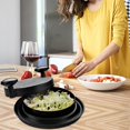 thumbnail image 3 of BAODELI Chicken crusher, a 10-inch /25-cm shredder instead of a bear claw meat crusher, with a handle and a non-slip base, suitable for beef, pork, chicken and other meat products (black)., 3 of 9