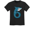 thumbnail image 1 of Tstars Boys Unisex 6th Birthday Gift Shark Shirt Birthday Gift for 6 Year Old Birthday Gift for Boys Gift for Six Years Old Birthday Party B Day Youth Kids T Shirt, 1 of 3