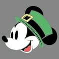 thumbnail image 2 of Boy's Mickey & Friends Mickey With Irish Hat Performance Graphic Tee Charcoal Heather Medium, 2 of 4
