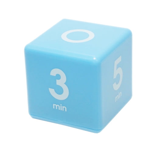 Cube Timer 1357 minute preset timer Blue