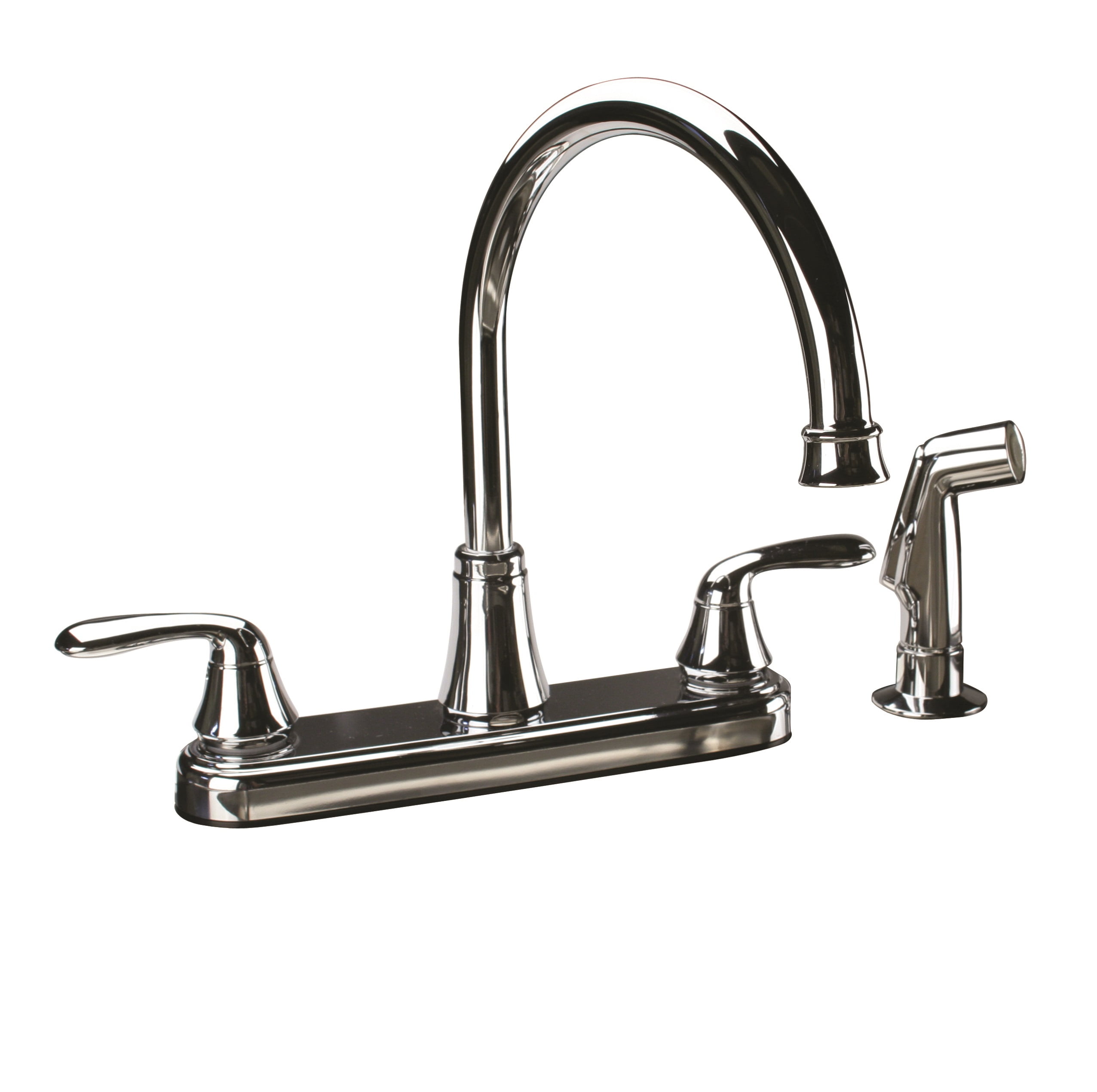 Westbrass H352811 26 Dual Handle Kitchen Faucet Polished Chrome