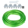 thumbnail image 1 of Cable de acero recubierto de PE Uxcell, 1/4"x49ft, cable de metal para cuerda de ropa, 1 of 6