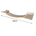 thumbnail image 4 of Puente Para Gatos Sunnimix Escalera de Madera Para Gatos de Interior, 4 of 8