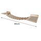 thumbnail image 4 of Puente de Gato para Gatos de Interior de Gato Estante de Gato Montado en La Pared de Salto Hamaca Puente Escalera de Gato para Kitty Yuyangstore Puente del gato, 4 of 8