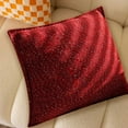 thumbnail image 4 of Xihbxyly Cojín Navideño Rojo, Funda de Cojín de Poliéster Suave, Decoración Navideña para Dormitorio y Sala de Estar, Idea de Regalo Perfecta, Fácil de Limpiar, Tamaño de 45 X 45 Cm, Uso Versátil par, 4 of 6