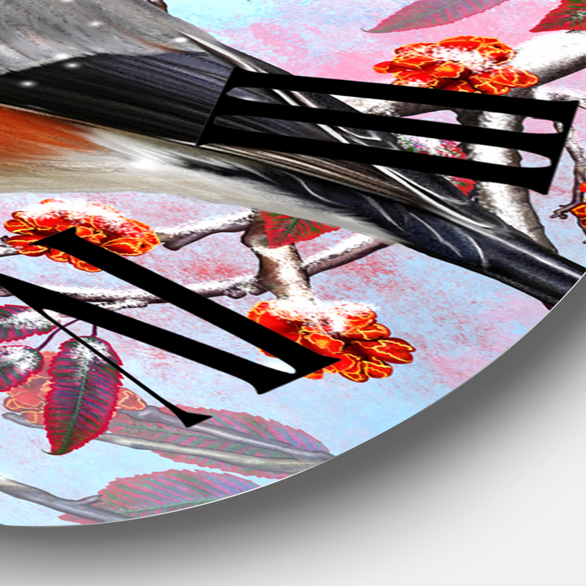 Designart 1 in Quartz Traditional Wall Clock