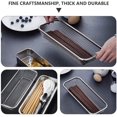 thumbnail image 6 of Dishwasher Basket Stainless Steel Mesh Silverware Strainer Drying Rack Utensil Holder Cutlery Silverware Basket with Round Hole, Sliver, Dishwasher-BS2H, 6 of 7