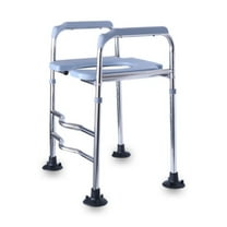 golytefs Raised Toilet Seat Elevated Toilet Seat with Armrests Toilet Seat Frame Height Adjustable Toilet Seat Riser Stainless Steel for Handicapped Disabled