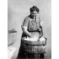 thumbnail image 2 of Art.com Woman Doing Laundry in Wooden Tub and Metal Washboard, Ca, 1905 Photo, 24" x 32", 2 of 4