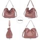 thumbnail image 4 of Bolso bandolera Idesort grande para mujer rosa con monedero, 4 of 7