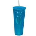 thumbnail image 1 of Vaso Brandtrendy  Azul translúcido Texturizado 710 ML, 1 of 2