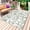 Green, variant on Sage Green Flower Outdoor Rug 3x5 Ft - Reversible Patio Rug Outdoor Camping Rugs, Vintage Farmhouse Boho Leaf Spring Washable Indoor Outdoor Area Rugs, Non-Slip Outdoor Carpet Runner for Deck/Porch