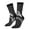 3 Black, variant on Black And White Shark Print Adult Socks for Men & Women,Calf Socks, Ankle Socks,Boots Socks,Breathable Casual Sock,Unisex Crew Socks