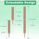 thumbnail image 2 of Paquete de 8 postes de musgo LANNMXG de 43 cm para plantas Monstera Pothos, 2 of 5