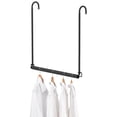 thumbnail image 3 of Wekvgz Hanging Closet Rod Adjustable Extendable Stainless Steel Clothes Hanger with 50 lbs Load Capacity 40.5-71cm Length and 43-73cm Height Telescopic Organizer for Wardrobe Balcony, 3 of 12