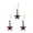 B-3Pcs, variant on 4th of July 7cm Star Hanging Decorations – Double-Sided Painted or Natural Wood Finish, Includes Jute String for Hanging on Trees, Windows, Mantels or as Gift Toppers