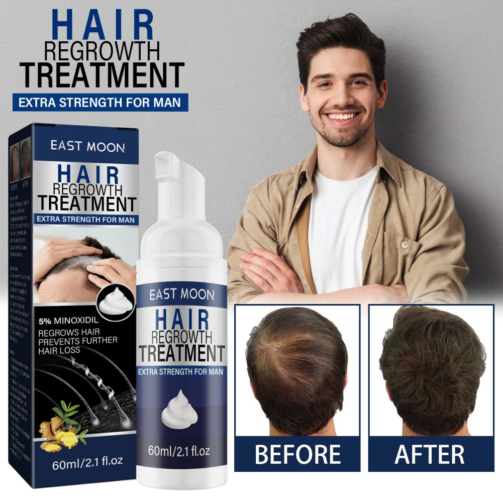 Men's Hair Mousse Moisturize scalp stimulate hair follicles prevent