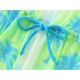 thumbnail image 2 of Serdomi Girls 2 Piece Swimsuit Set Mesh Cover Up & Palm Tree Print One Piece Swimsuit Cut Out Adjustable Strap Swimwear Size 12, 2 of 4