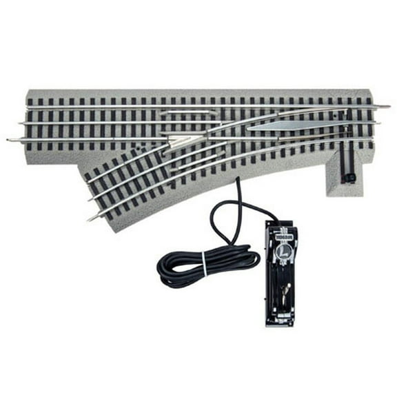 Lionel - O-48 FasTrack Remote Left-Hand Switch - 6-12065