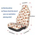 thumbnail image 3 of Wukai Cowboy Western Full Set Car Seat Covers with Soft Padding Universal Auto Front Seats Protector and Cushion Mat, 3 of 5