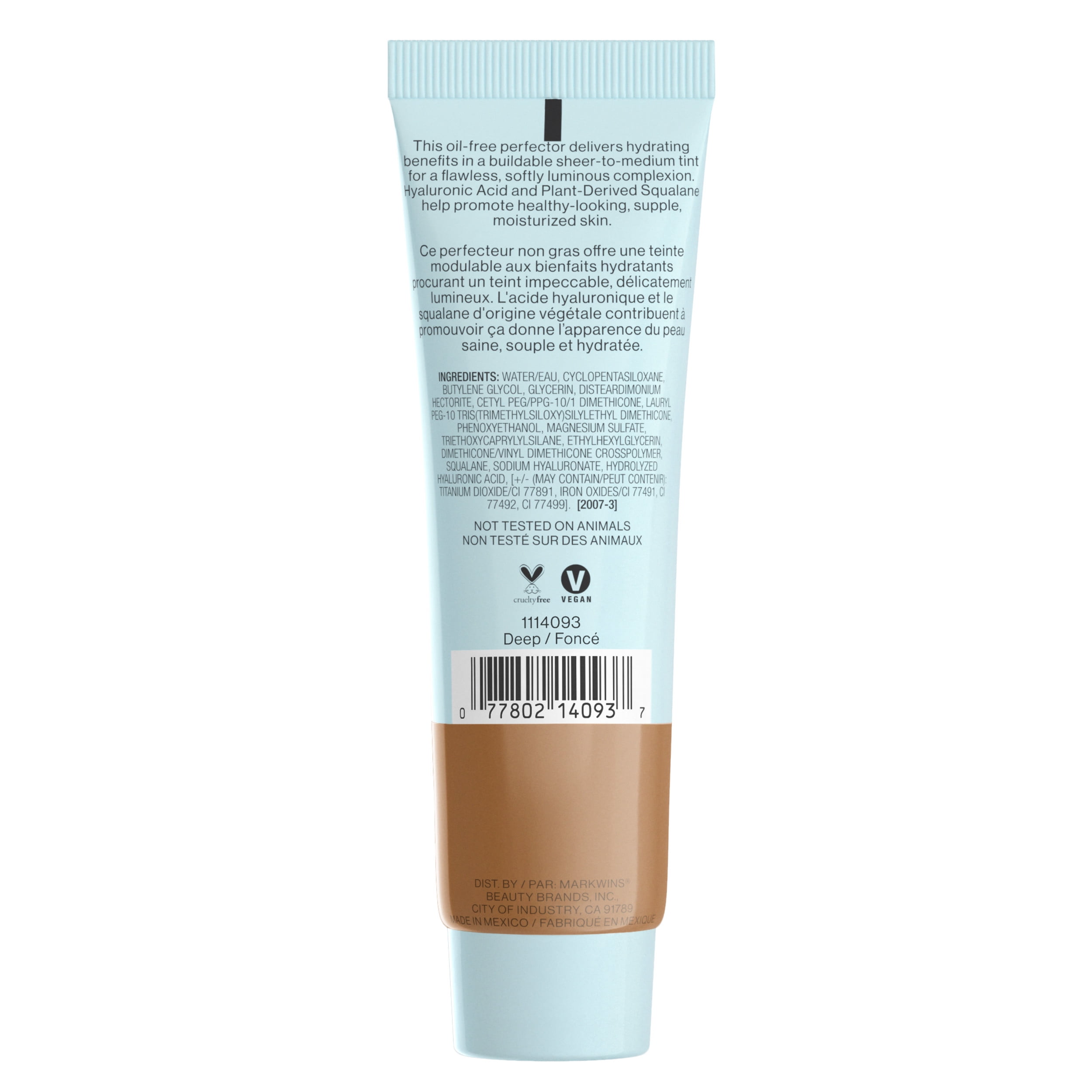 (2 pack) Wet n Wild Bare Focus Tinted Hydrator, Tinted Moisturizer, Dewy, Deep, 0.91 fl oz