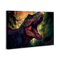 thumbnail image 2 of Stupell Industries Contemporary Dark Roaring T-Rex Canvas Art, 30 x 20, by Creative Studio, 2 of 8